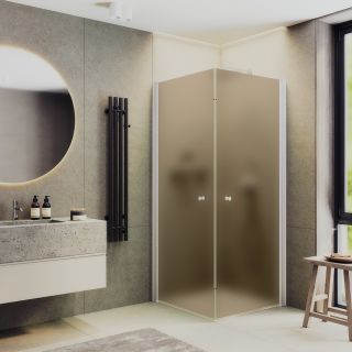 Душевой уголок MaybahGlass MGY-1298-1 80x80см белый